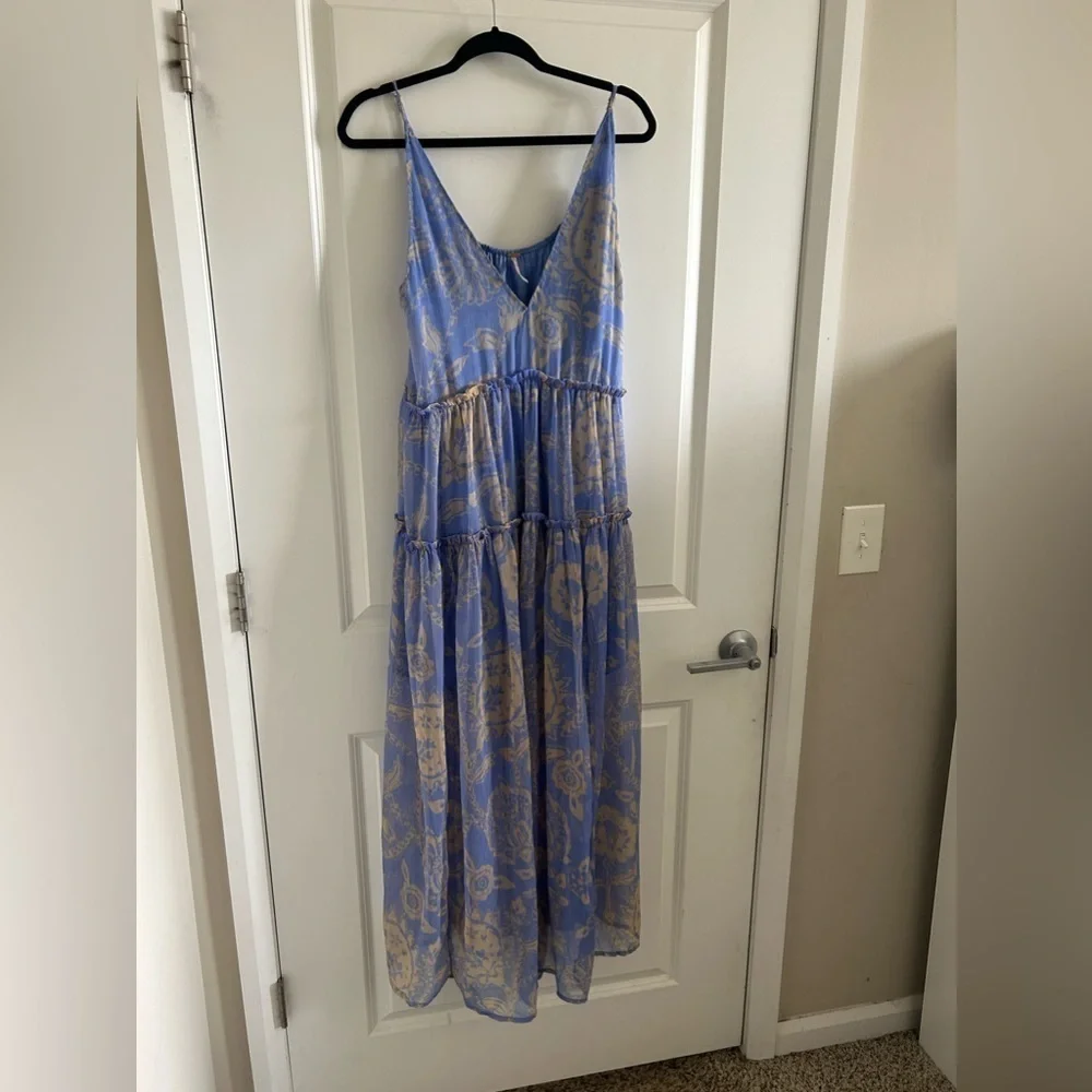 NWOT Free People Julianna Tiered Maxi